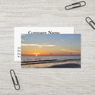 Sunset Retirement Business Cards #14