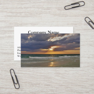 Sunset Retirement Business Cards #14