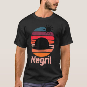Sunset Retro Beach Cruise Summer Vacation Jamaica T-Shirt