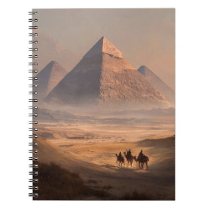 Sunset Ride Ancient Pyramid Notebook