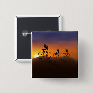 Sunset Riders 2 Inch Square Button