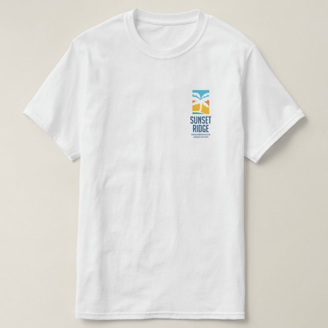 Sunset Ridge Lake Worth Beach Tee Shirt (Design Front)