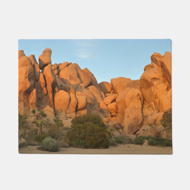 Sunset Rocks at Joshua Tree Doormat (Front)