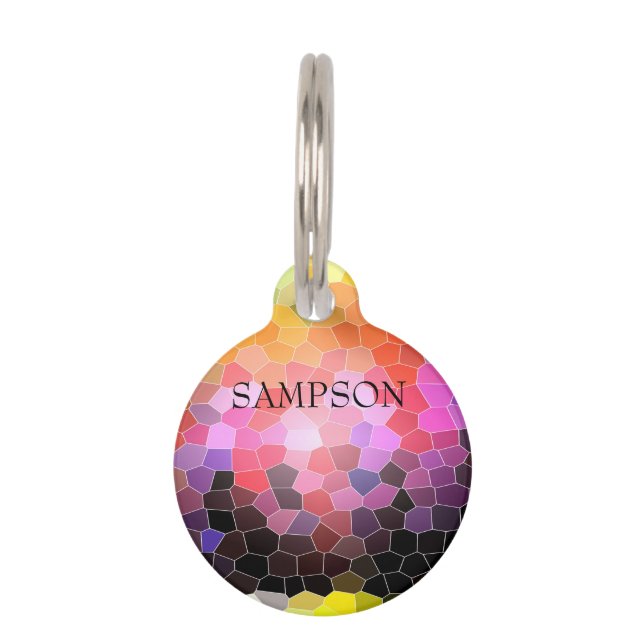 Sunset Rocks Pet Tag (Front)