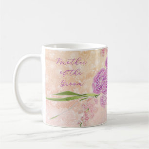 Sunset Rose Mother of the Groom bow Bouquet Coffee Mug