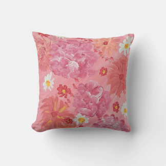 Sunset Rose Outdoor Accent Pillow 16"x16"
