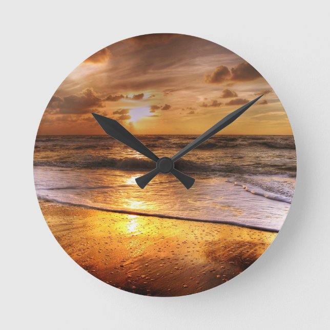 Sunset Round Clock (Front)