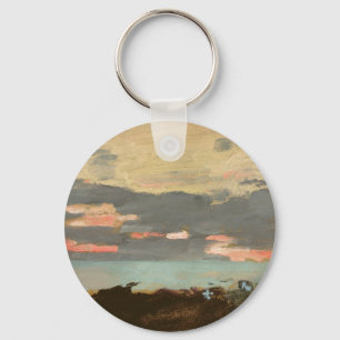 Sunset, Saco Bay Keychain