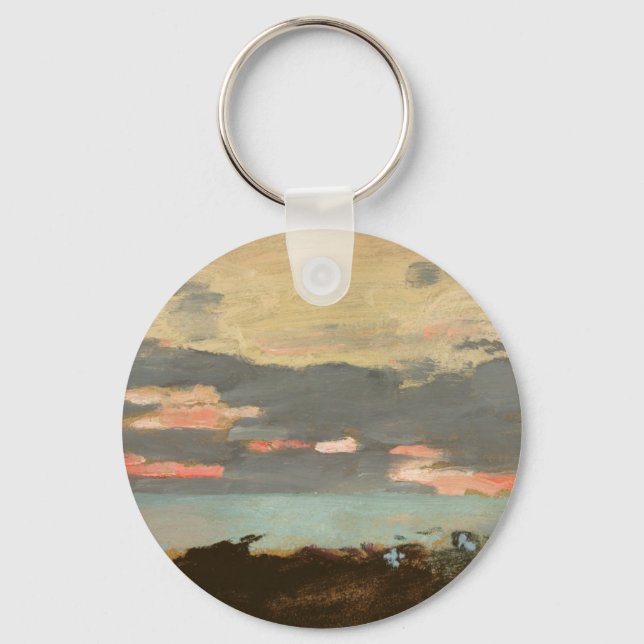 Sunset, Saco Bay Keychain (Front)