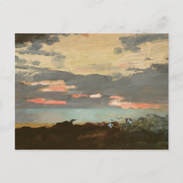 Sunset, Saco Bay Postcard (Front)