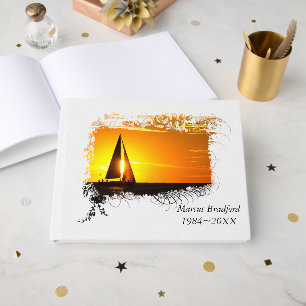 Sunset Sailboat Memorial Service  Guest Book
