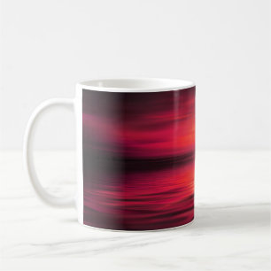 Sunset Sailing Boat On The Sea Art Design Coffee Mug