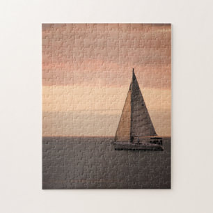 Sunset Sailing Cruise - 11x14 - 252 pcs. Jigsaw Puzzle