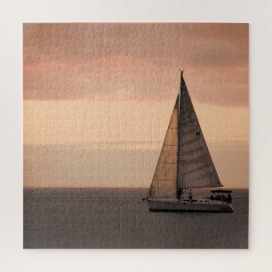 Sunset Sailing Cruise - 20x20 - 676 pcs. Jigsaw Puzzle