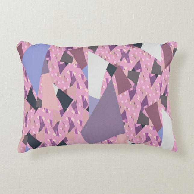 SUNSET SAILS ABSTRACT DECORATIVE PILLOW (Front)