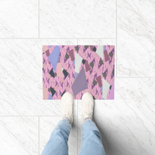 SUNSET SAILS ABSTRACT DOORMAT