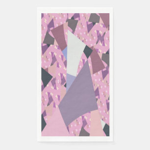 SUNSET SAILS ABSTRACT NAPKIN