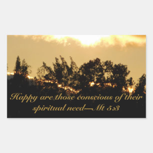 Sunset Scripture text Sticker