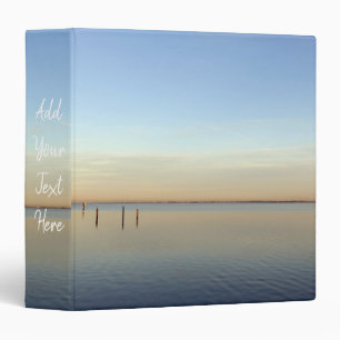 Sunset, sea and sky serenity binder