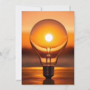 "Sunset Sea Horizon - Royalty-Free Stock Illustrat Invitation