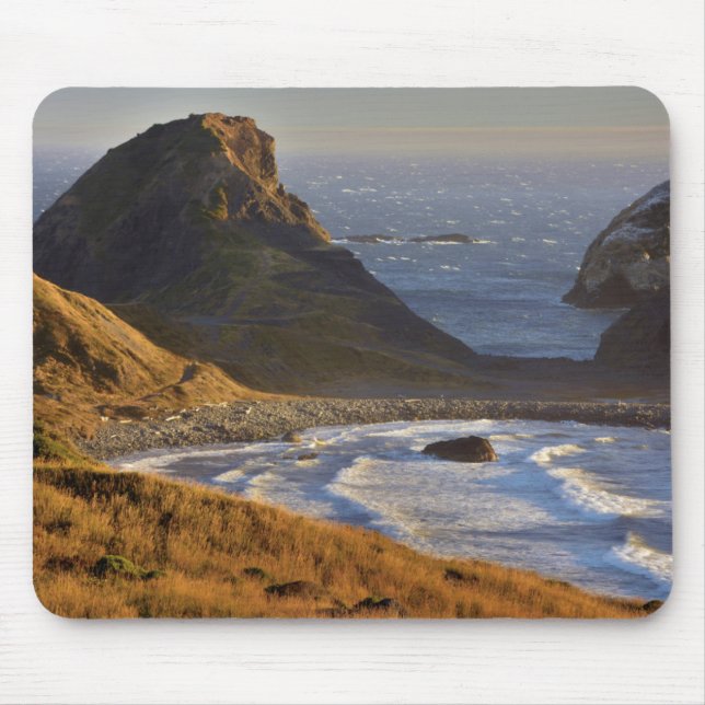 Sunset, Sea Stacks, Sisters, Oregon Coast Mouse Pad (Front)