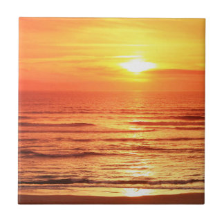 Sunset Sea Tile