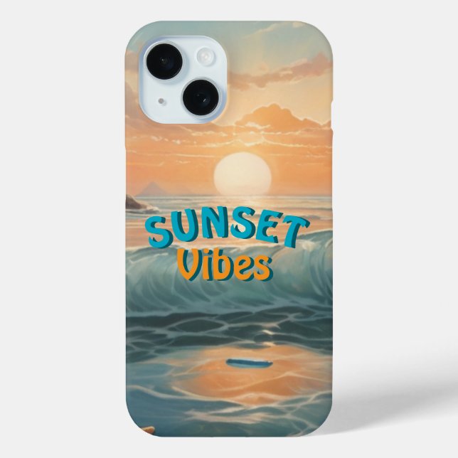 Sunset Sea View Phone Case (Back)