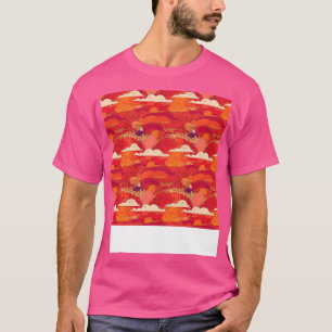 Sunset Seamless Pattern Sun Sky Light Sunlight Sun T-Shirt