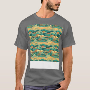 Sunset Seamless Pattern Sun Sky Light Sunlight Sun T-Shirt