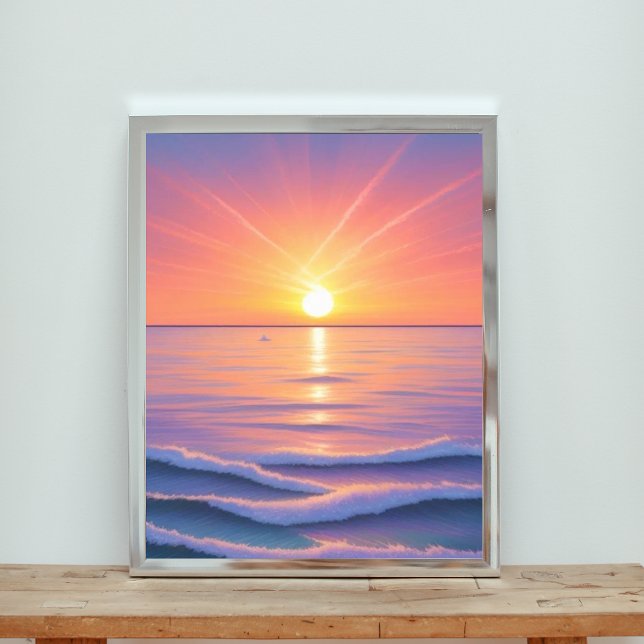  Sunset Serenade Over the Ocean Photo Print (Creator Uploaded)