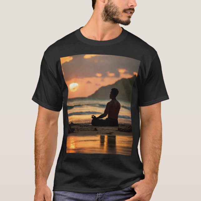 Sunset Serenity: A Tale of Tranquillity T-Shirt (Front)
