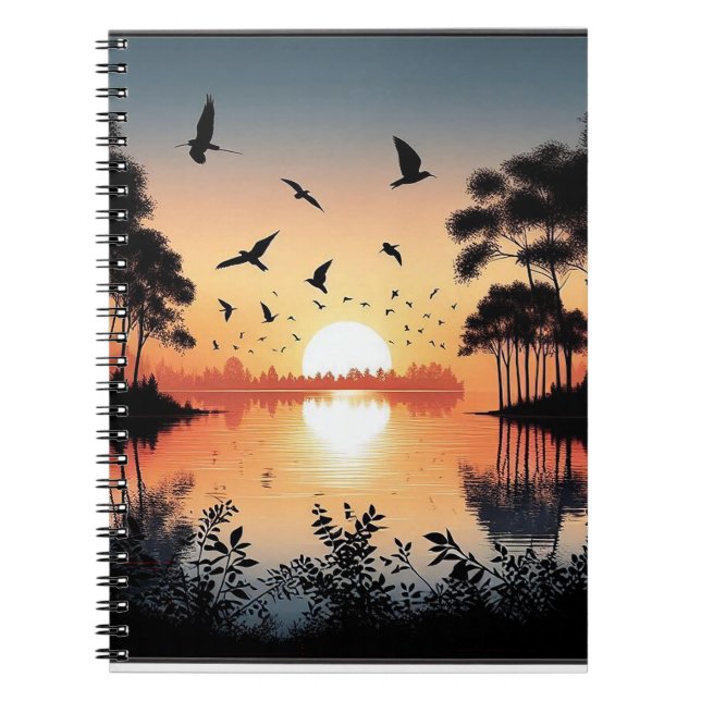 Sunset Serenity  Notebook (Front)