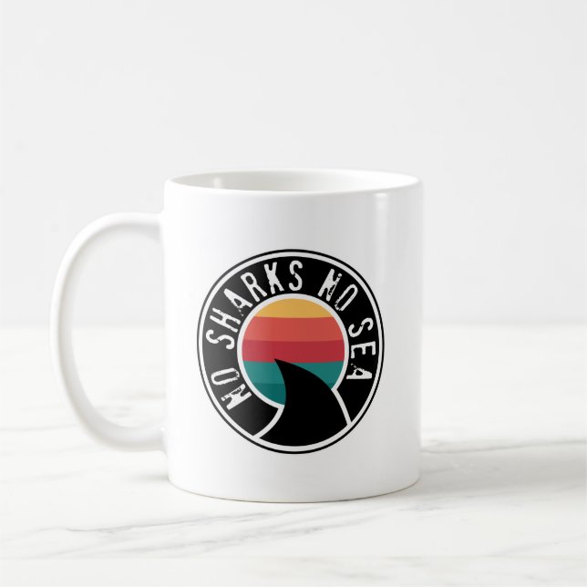 Sunset Shark Activist Coffee Mug (Left)