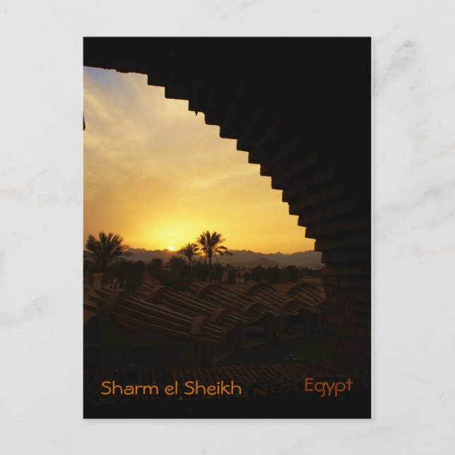 Sunset Sharm el Sheikh Postcard (Front)