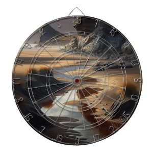 Sunset Shore Dartboard