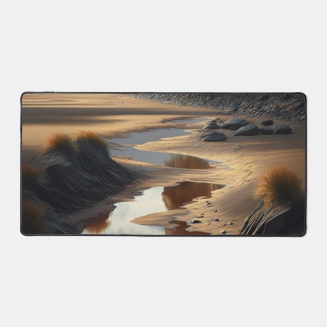 Sunset Shore Desk Mat (Front)