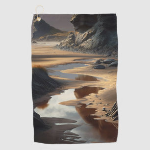 Sunset Shore Golf Towel