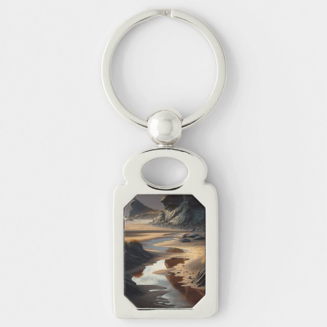 Sunset Shore Keychain (Front)