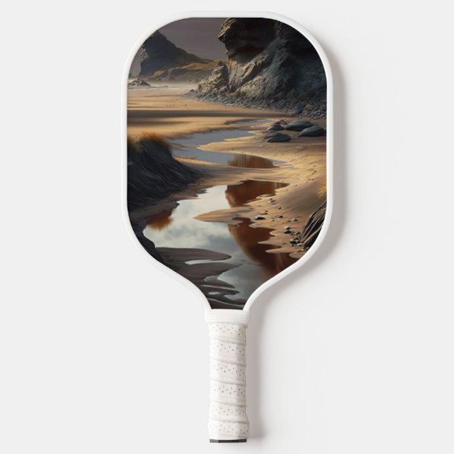 Sunset Shore Pickleball Paddle (Front)
