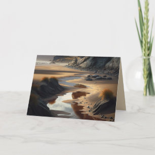 Sunset Shore Thank You Card