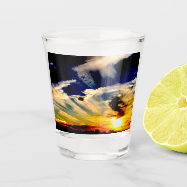 Sunset  shot glass (Front)