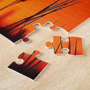 Sunset Silhouette Inspirational Jigsaw Puzzle