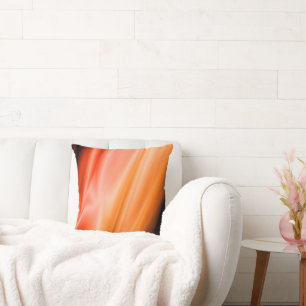 Sunset Silk Throw Pillow