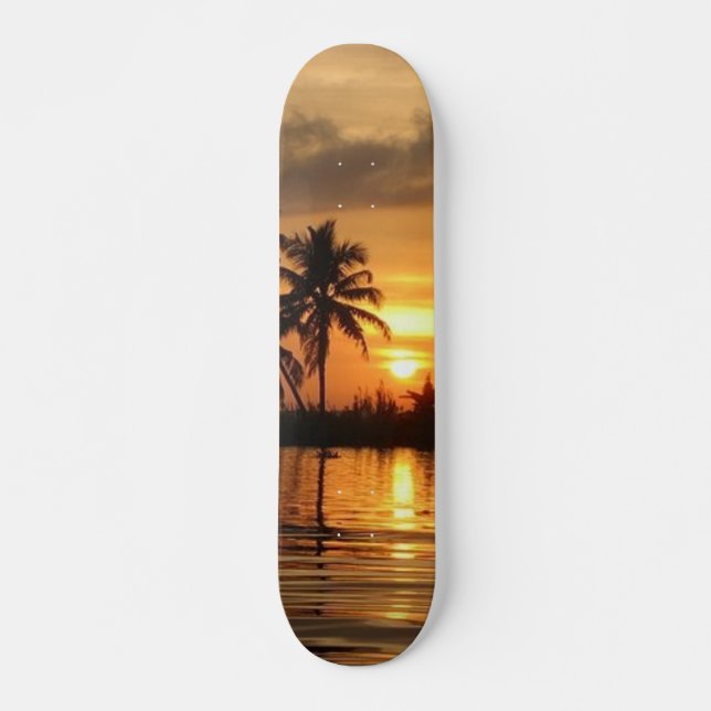 Sunset Skateboard (Front)