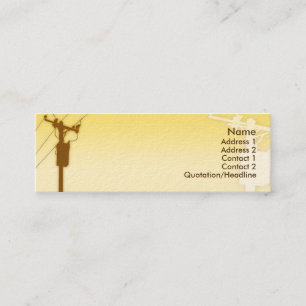 Sunset - Skinny Mini Business Card