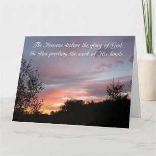 Sunset sky 2 card