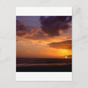 Sunset Sky Carpinteria California Postcard