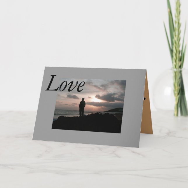 Sunset Sky Holiday Card (Front)