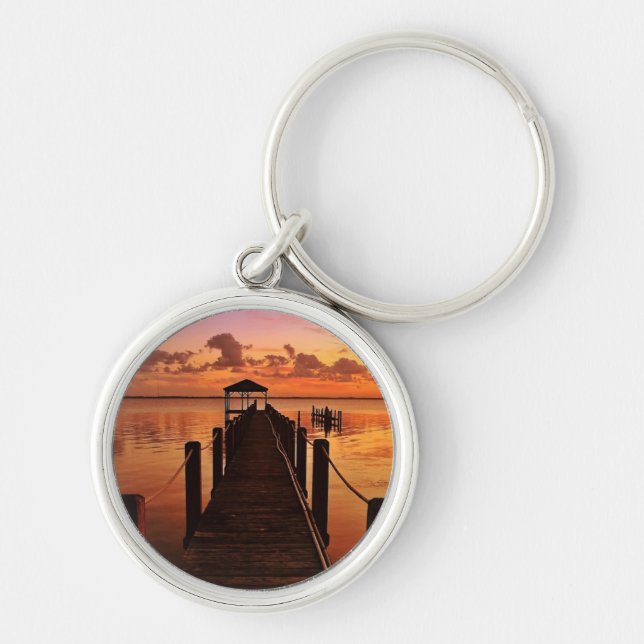 Sunset Sky Keychain (Front)