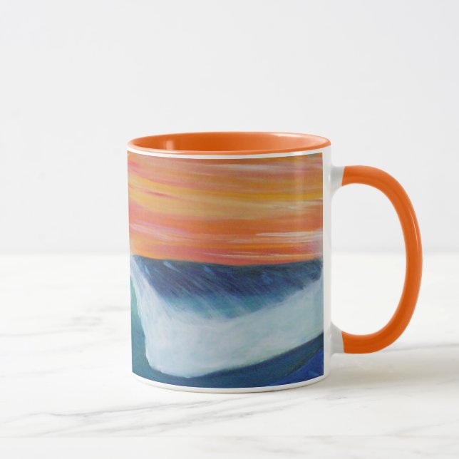 Sunset sky Orange mug (Right)